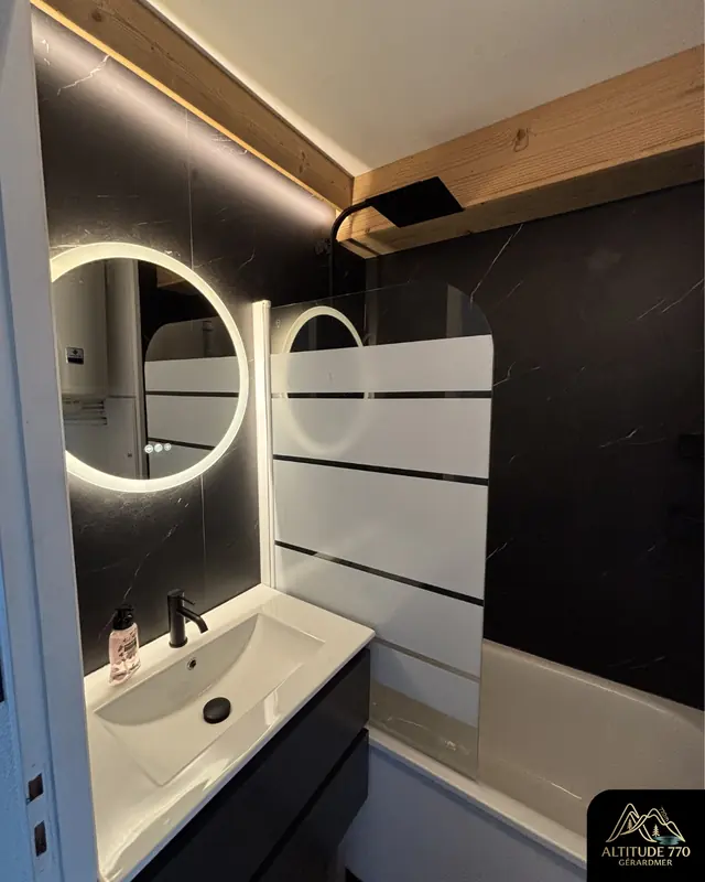 La salle de bain rénovée